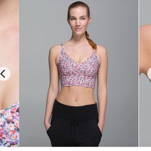 NWOT Lululemon Solo Bra *Luon in Prism Petal Multi